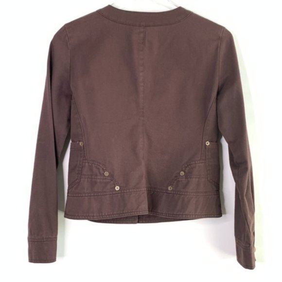 SUGAR LIPS Brown Embroidered Jacket #AA17 - Picture 6 of 7